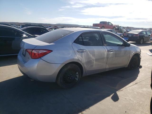 5YFBURHEXHP679570 - 2017 TOYOTA COROLLA L SILVER photo 3