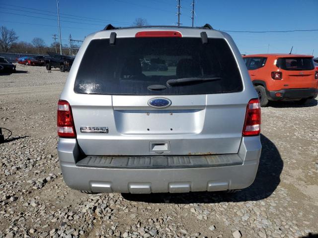 1FMCU0D7XBKB21999 - 2011 FORD ESCAPE XLT SILVER photo 6