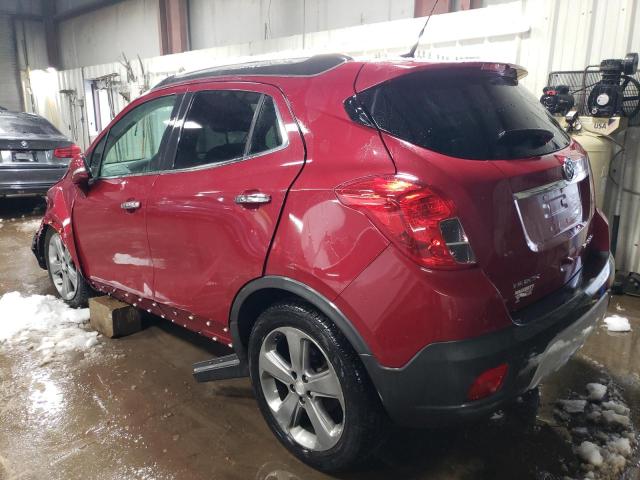 KL4CJCSB6EB782255 - 2014 BUICK ENCORE RED photo 2