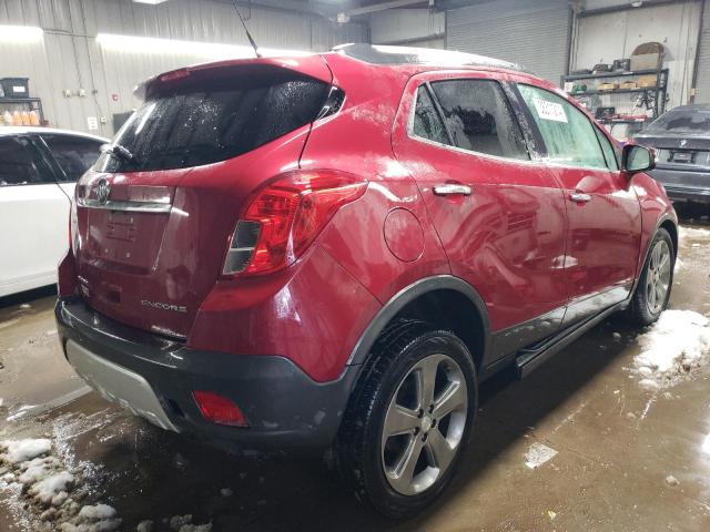 KL4CJCSB6EB782255 - 2014 BUICK ENCORE RED photo 3