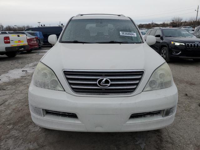 JTJBT20X240054525 - 2004 LEXUS GX 470 WHITE photo 5