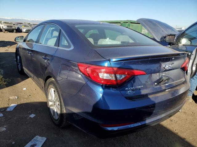 5NPE24AF4FH200983 - 2015 HYUNDAI SONATA SE BLUE photo 2