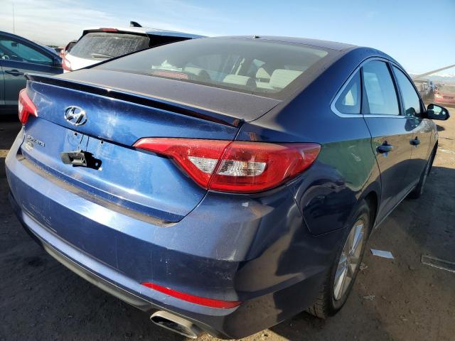 5NPE24AF4FH200983 - 2015 HYUNDAI SONATA SE BLUE photo 3