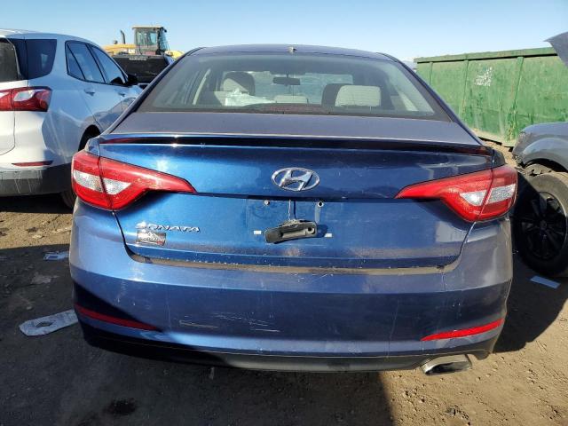 5NPE24AF4FH200983 - 2015 HYUNDAI SONATA SE BLUE photo 6