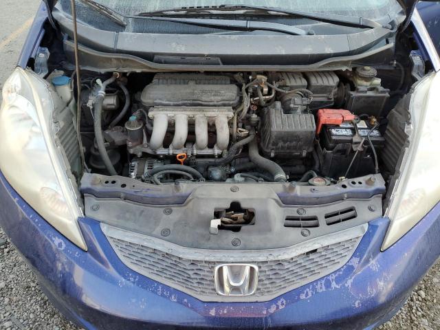 JHMGE8H58BC015246 - 2011 HONDA FIT SPORT BLUE photo 11