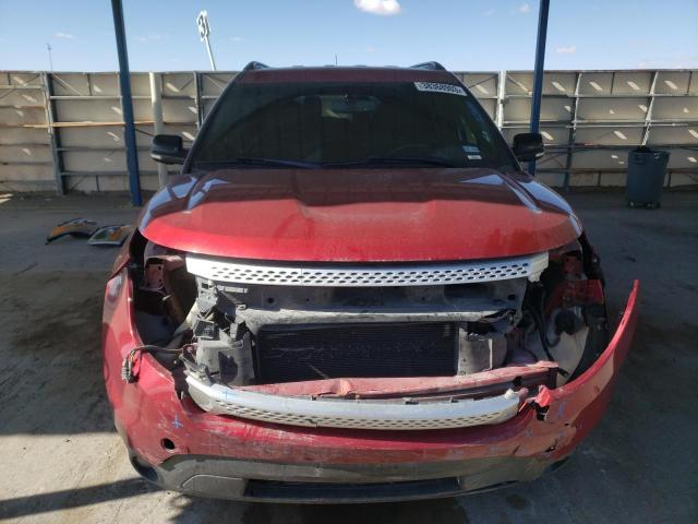 1FM5K7D87EGB37147 - 2014 FORD EXPLORER XLT RED photo 5