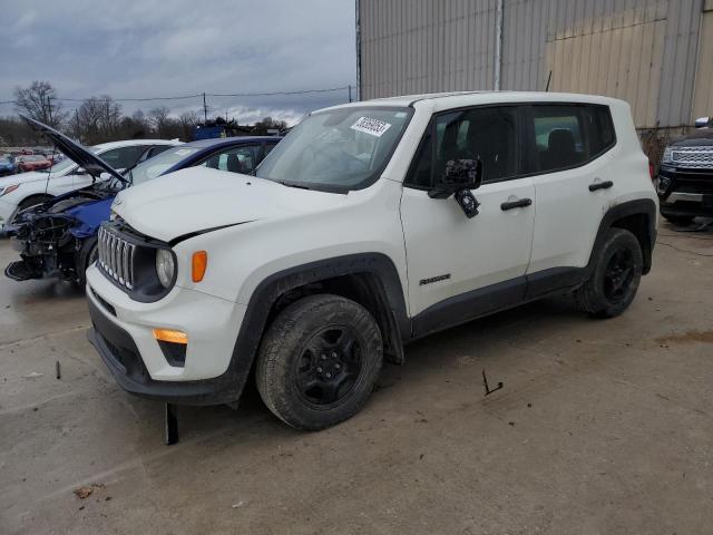 ZACNJBAB3KPK41477 - 2019 JEEP RENEGADE SPORT WHITE photo 1