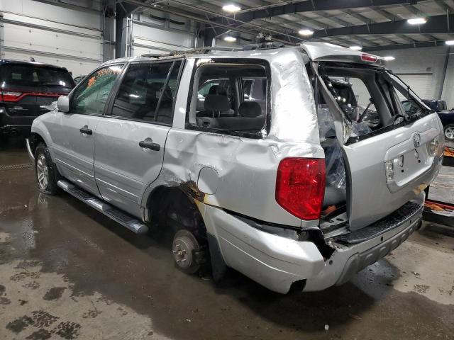 2HKYF18405H514973 - 2005 HONDA PILOT EX SILVER photo 2