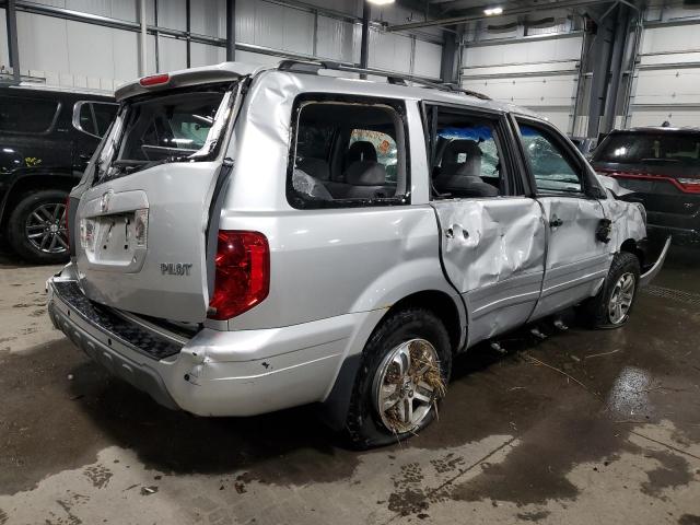 2HKYF18405H514973 - 2005 HONDA PILOT EX SILVER photo 3