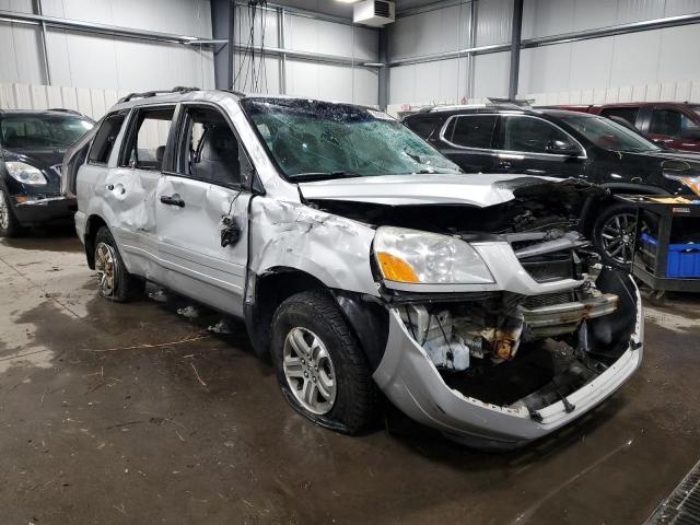 2HKYF18405H514973 - 2005 HONDA PILOT EX SILVER photo 4