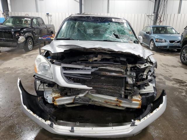 2HKYF18405H514973 - 2005 HONDA PILOT EX SILVER photo 5