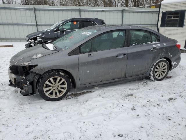 2HGFB2F87CH547295 - 2012 HONDA CIVIC EX GRAY photo 1