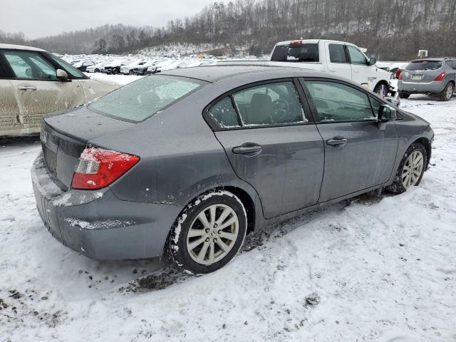 2HGFB2F87CH547295 - 2012 HONDA CIVIC EX GRAY photo 3