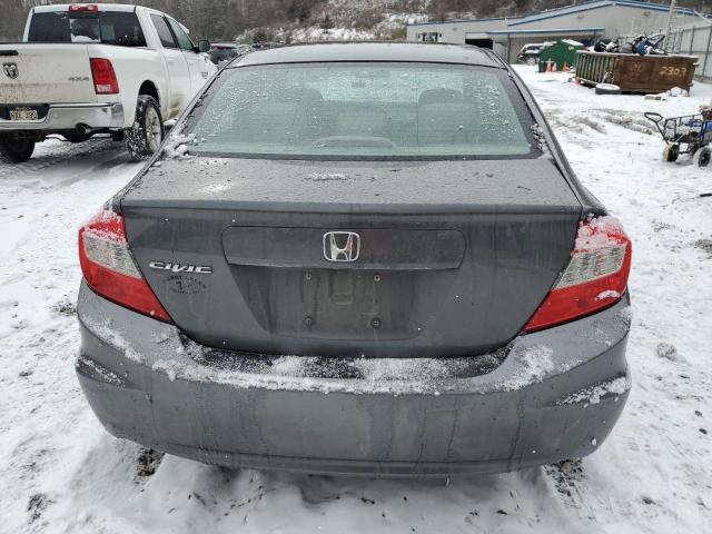 2HGFB2F87CH547295 - 2012 HONDA CIVIC EX GRAY photo 6