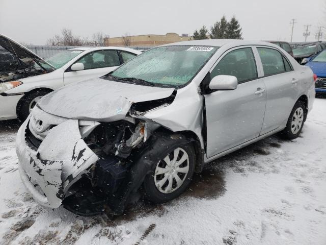 2T1BU4EE5CC763263 - 2012 TOYOTA COROLLA BA SILVER photo 1