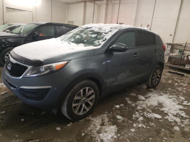 KNDPB3ACXE7605886 - 2014 KIA SPORTAGE BASE GRAY photo 1