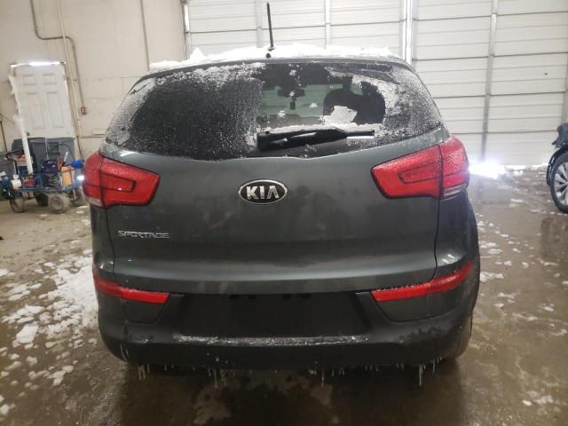 KNDPB3ACXE7605886 - 2014 KIA SPORTAGE BASE GRAY photo 6