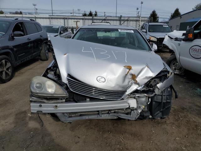 JTHBA30GX55064317 - 2005 LEXUS ES 330 SILVER photo 5