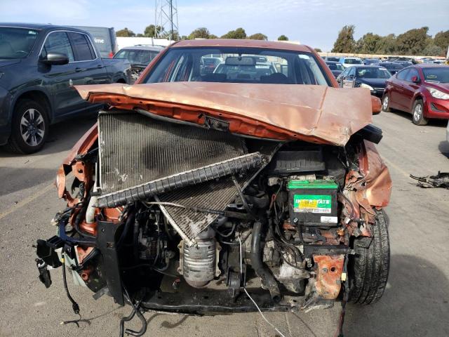 KNADE223496487605 - 2009 KIA RIO BASE ORANGE photo 5