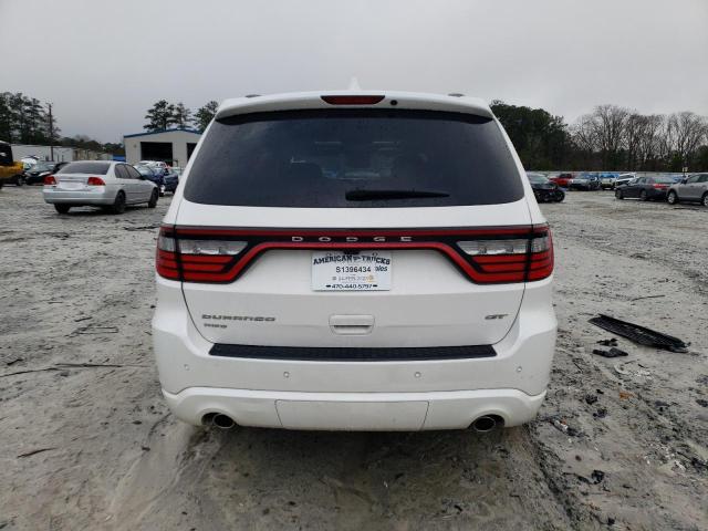 1C4RDJDG8HC928951 - 2017 DODGE DURANGO GT WHITE photo 6