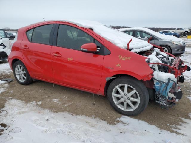 JTDKDTB30E1067012 - 2014 TOYOTA PRIUS C RED photo 4