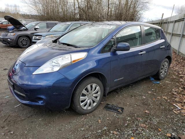 1N4BZ0CP9HC311563 - 2017 NISSAN LEAF S BLUE photo 1