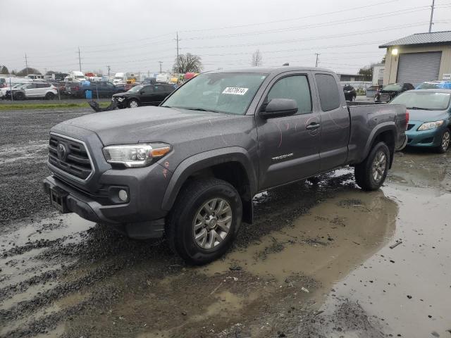 5TFSZ5AN9JX151921 - 2018 TOYOTA TACOMA ACCESS CAB ნაცრისფერი ფოტო 1