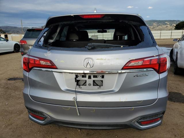 5J8TB3H36GL008282 - 2016 ACURA RDX SILVER photo 6