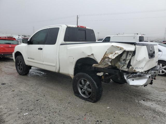 1N6AA0CC0AN315969 - 2010 NISSAN TITAN XE WHITE photo 2