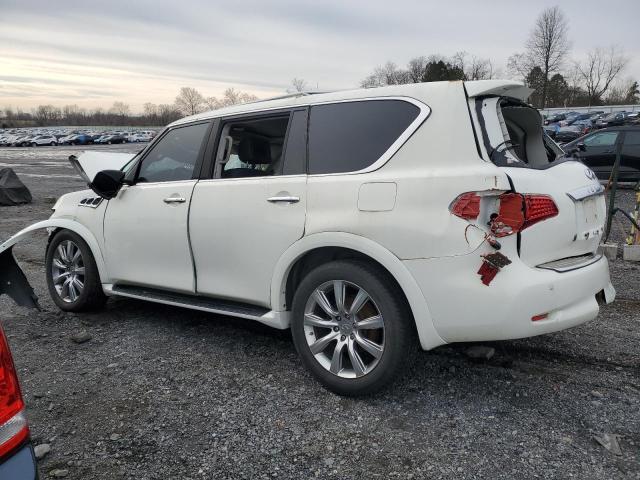 JN8AZ2NE0C9017363 - 2012 INFINITI QX56 WHITE photo 2