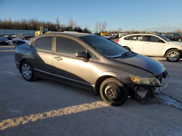 1HGFA16599L005856 - 2009 HONDA CIVIC LX GRAY photo 4