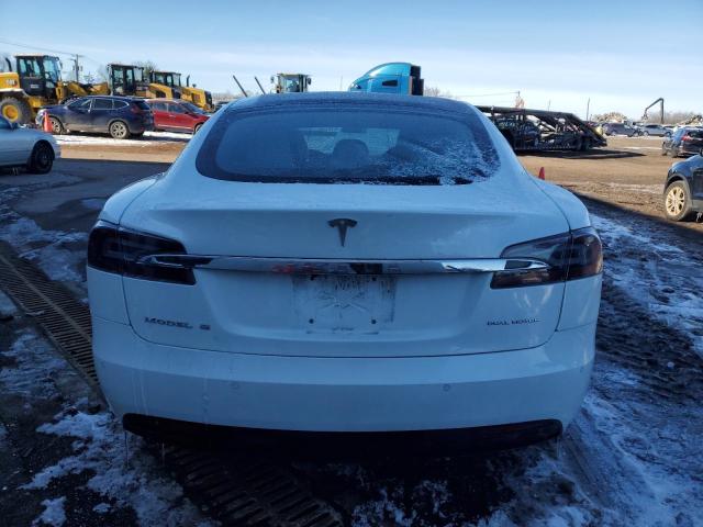 5YJSA1E28KF333962 - 2019 TESLA MODEL S WHITE photo 6