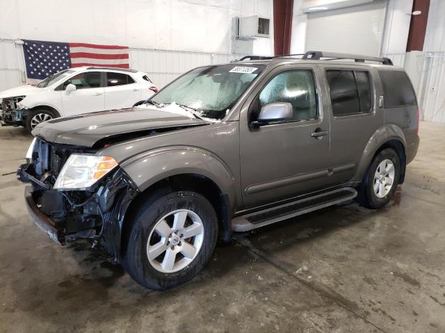 5N1AR18B78C649628 - 2008 NISSAN PATHFINDER S GRAY photo 1