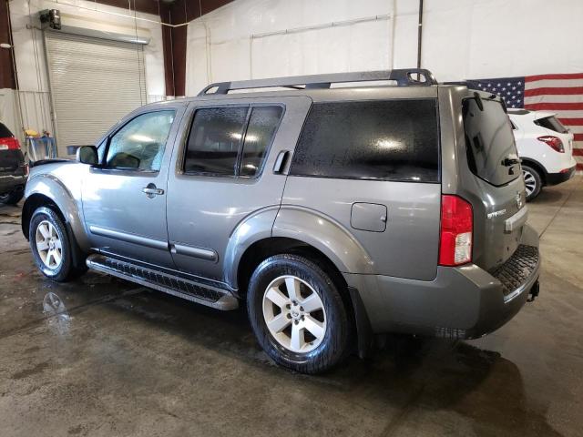 5N1AR18B78C649628 - 2008 NISSAN PATHFINDER S GRAY photo 2