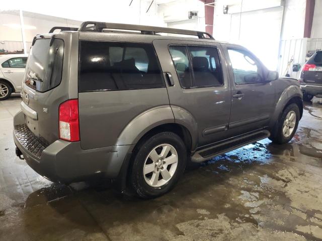 5N1AR18B78C649628 - 2008 NISSAN PATHFINDER S GRAY photo 3