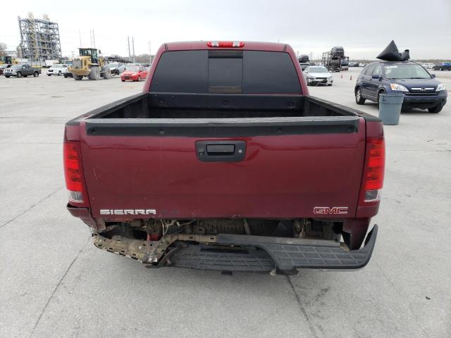 3GTP2VE77DG113764 - 2013 GMC SIERRA K1500 SLE BURGUNDY photo 6