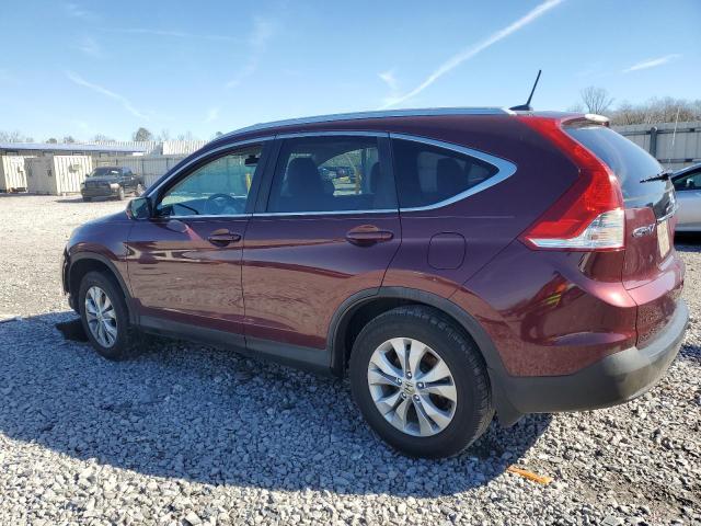 5J6RM3H76EL009638 - 2014 HONDA CR-V EXL BURGUNDY photo 2