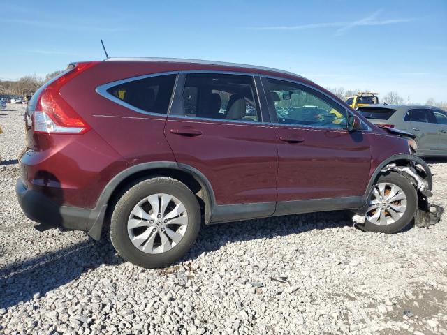 5J6RM3H76EL009638 - 2014 HONDA CR-V EXL BURGUNDY photo 3