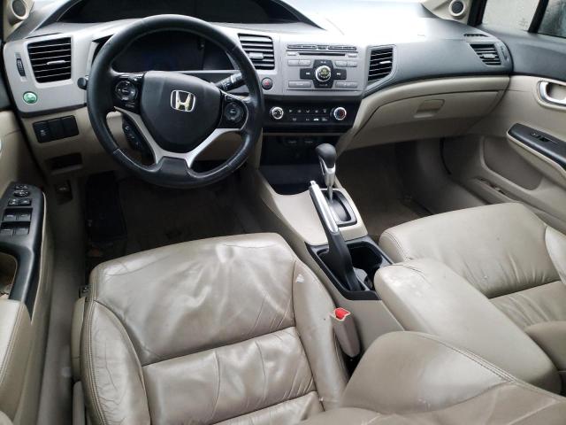 19XFB2F98CE050632 - 2012 HONDA CIVIC EXL მუქწითელი ფოტო 8