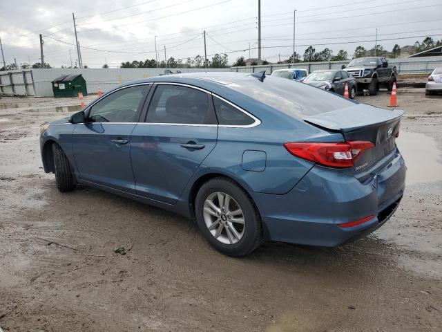 5NPE24AF6HH475841 - 2017 HYUNDAI SONATA SE BLUE photo 2