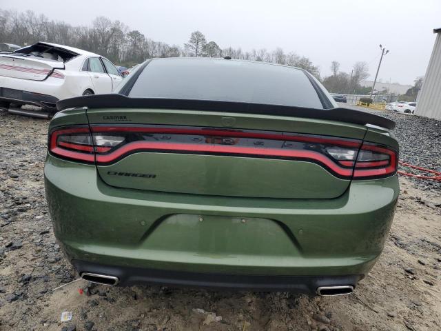 2C3CDXBG7NH187460 - 2022 DODGE CHARGER SXT GREEN photo 6