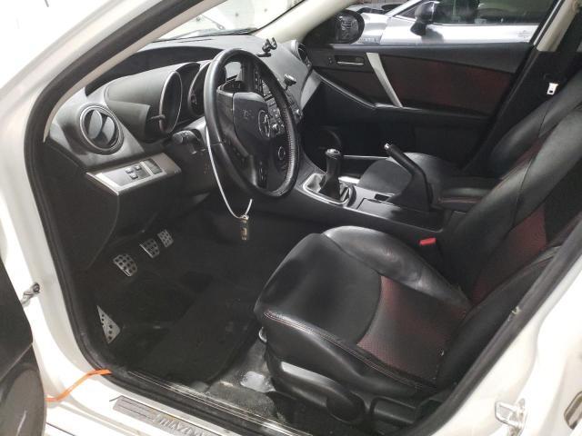 JM1BL1L38C1606799 - 2012 MAZDA SPEED 3 WHITE photo 7