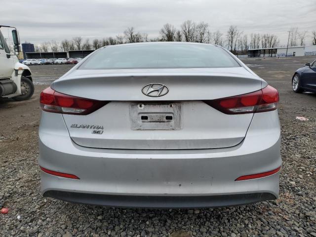 5NPD74LF3JH340509 - 2018 HYUNDAI ELANTRA SE SILVER photo 6