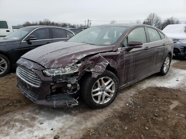 3FA6P0H76DR110117 - 2013 FORD FUSION SE MAROON photo 1