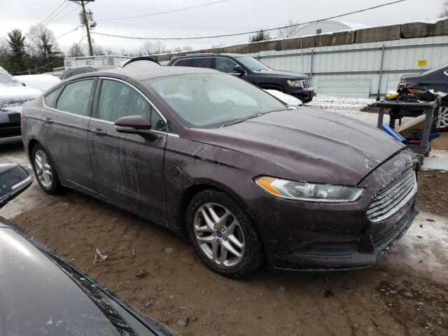 3FA6P0H76DR110117 - 2013 FORD FUSION SE MAROON photo 4