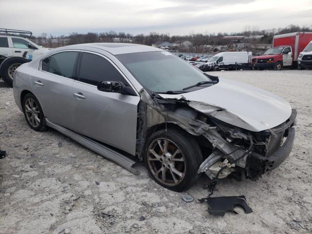 1N4AA5AP0CC815141 - 2012 NISSAN MAXIMA S SILVER photo 4