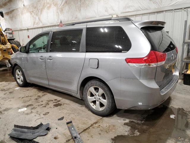 5TDKK3DC8CS265193 - 2012 TOYOTA SIENNA LE GRAY photo 2