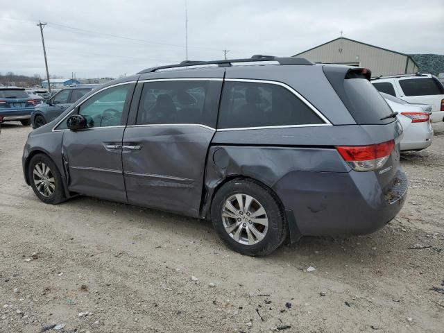 5FNRL5H65FB132086 - 2015 HONDA ODYSSEY EXL GRAY photo 2