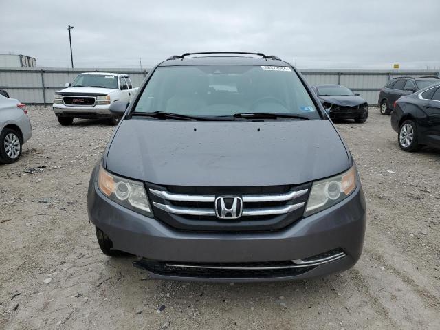 5FNRL5H65FB132086 - 2015 HONDA ODYSSEY EXL GRAY photo 5