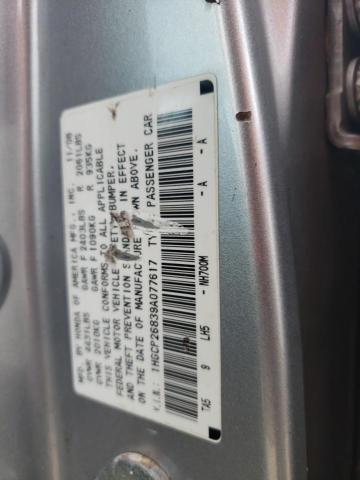 1HGCP26839A077617 - 2009 HONDA ACCORD EXL SILVER photo 12